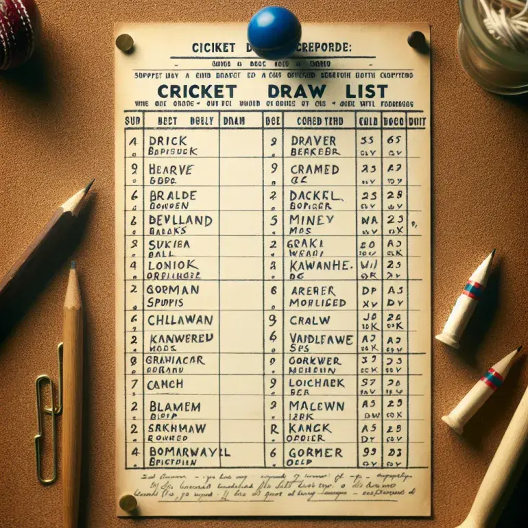 Ipl draw list